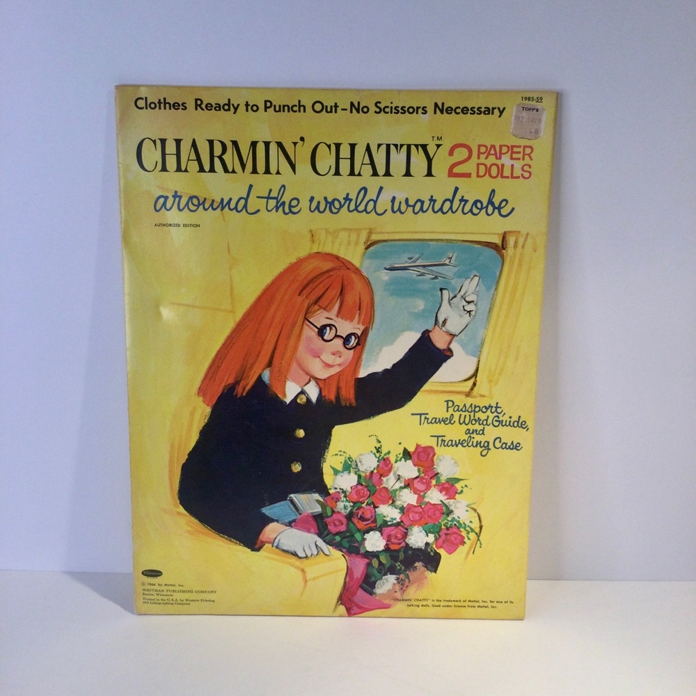 Charming’ Chatty Paper Dolls around the world wardrobe